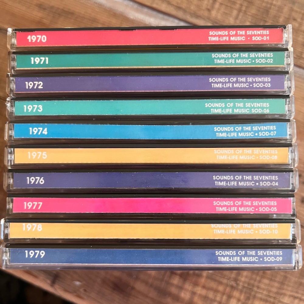Time Life Sounds of the Seventies 10 CD Set 1970-1979 SOD-01-10 Anthology